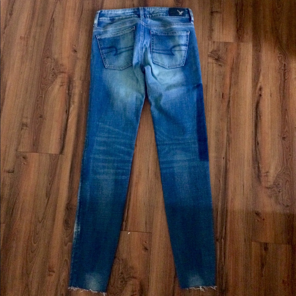 Patchwork Dark Wash Aeo Jegging - image 5